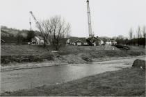 Preparing the land for the new Cambrian Bridge,...