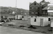 Construction of Cambrian Bridge, Newtown, 1992