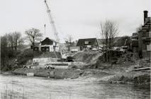 Construction of Cambrian Bridge, Newtown, 1992