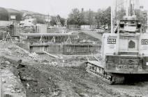 Construction of Cambrian Bridge, Newtown, 1992