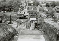 Construction of Cambrian Bridge, Newtown, 1992