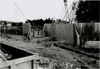 Construction of Cambrian Bridge, Newtown, 1992