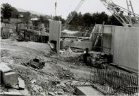 Construction of Cambrian Bridge, Newtown, 1992