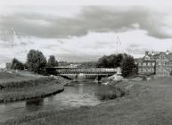 Construction of Cambrian Bridge, Newtown, 1992