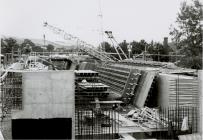 Construction of Cambrian Bridge, Newtown, 1992