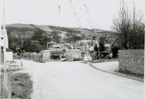 Construction of Cambrian Bridge, Newtown, 1992