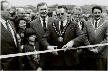 Official Opening of Cambrian Bridge, Newtown, 8...