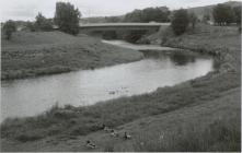 Cambrian Bridge, Newtown, crossing the River...