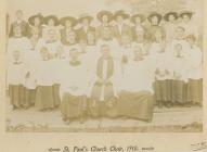 St. Paul's Church Choir, 1910.