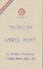 Rotary Club Of Barry, Ladies Night