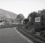 Corris railway station on the evening of 21st...