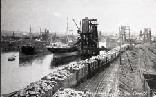 Barry Docks and Coal Tips, Cardiff.