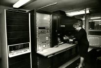 Photograph of a mass spectrometer used at The...