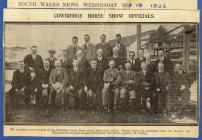 Cowbridge Horse Show officials 1923 