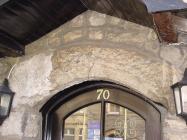 70 Eastgate, Cowbridge 2004 - medieval door...