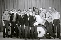 Cowbridge Grammar School play 'Dr Knock' 1960s 