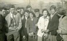 Group at Penllyn races, nr Cowbridge 1956 
