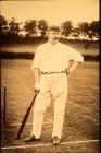 Mr Ebsworth, cricketer at Cowbridge ca 1895  