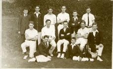 Cowbridge Grammar School sports team 1930s 