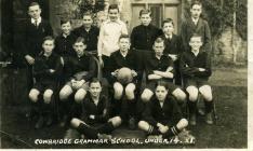 Cowbridge Grammar School football team 1930s 