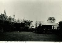 Cowbridge Grammar School and church 1891 