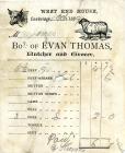 Evan Thomas, butcher, of Cowbridge 1889 