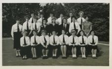 Cowbridge Girls' High School groups ca 1959 