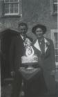 Ted and Mary Warren at Greenfield, Llanblethian...