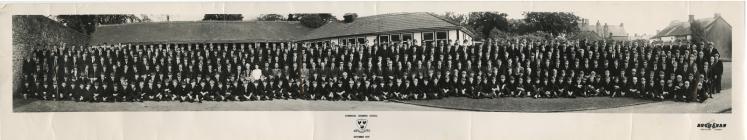 Cowbridge Grammar School panorama photo 1970 