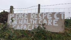 Please Respect Our Health Care Capacity Sign,...