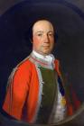 1754 portrait of an unknown officer of the 24th...