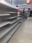 Empty Shop Shelves, Bread Aisle, 2020