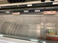 Empty Shop Shelves, Pizza Aisle, Farmfoods...