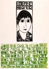 Linocut print of Katherine Mansfield by Paul...