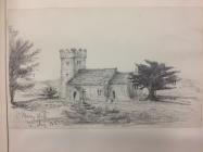 St Mary Hill church, near Cowbridge 1881