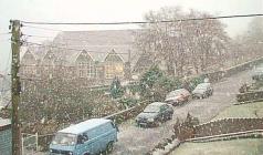 Snow in Ystalyfera Glamorgan