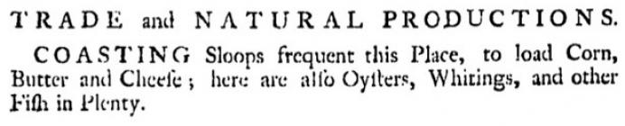 Natural Commodities at Aberffraw. Extract from...