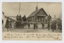 Postcard of Ferryside Lifeboat, 1903