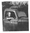 Women's Land Army Worker Driving Truck