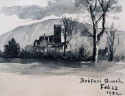 Bodfari Church, Feb 23rd, 1922 by Beatrice...
