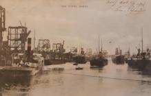 Postcard of Barry Docks