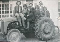 A group at Usk Agricultural College WW2