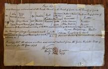 Marriage certificate of Margaret and George...