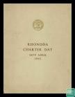 Booklet for Rhondda Charter Day, held in the...