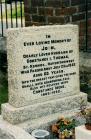 Photograph of the headstone of Jo*n Thomas and...