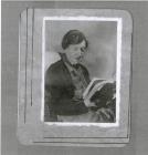 Unidentified photograph of a lady sitting...