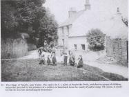 Image of soldier and children at Penally...