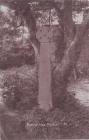 Copy of a photograph of a cross in Penally...