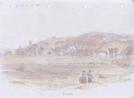 Drawing of Penally Pembrokeshire 1800