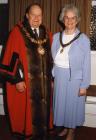 Mayor and mayoress of Cowbridge, Vic Eveleigh 1992